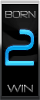 Born to win badge