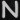 Letter N