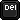 |Ctrl| Del key