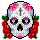 Rose Sugar Skull