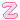 Pink Letter Z 2