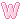 Pink Letter W