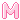 Pink Letter M