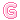 Pink Letter G