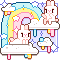 . rainbow bunny dream