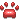 Red Paw Print