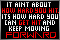 Keep Moving Forward
